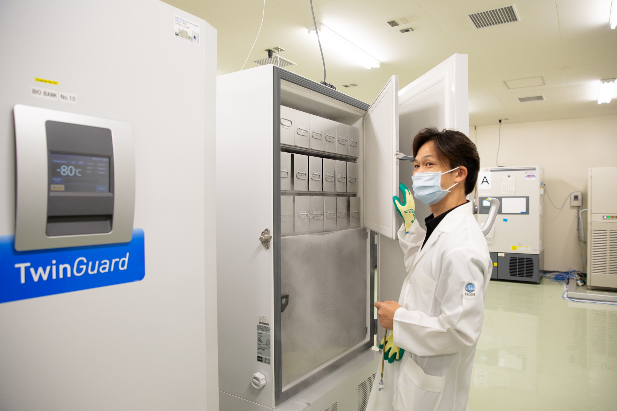 PHCbi freezers at National Center for Global Health and Medicine BioBank Japan