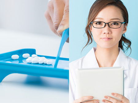 手作業による錠剤の半錠カットと「手まき作業」を減らすには？