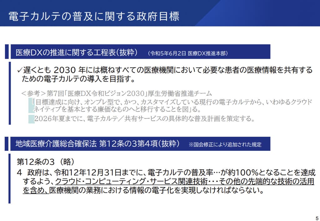 2. 電子カルテ情報の標準化