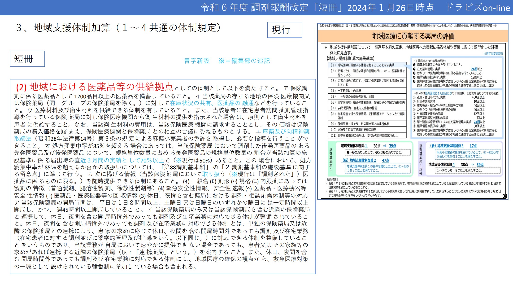 地域支援体制加算