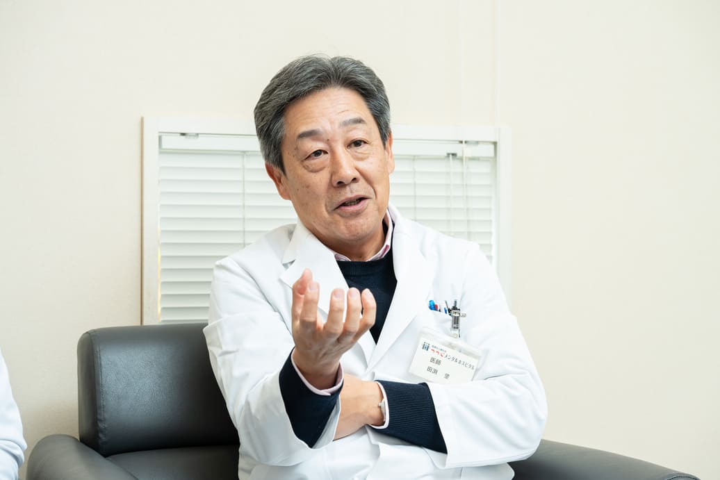 田渕理事長インタビュー写真