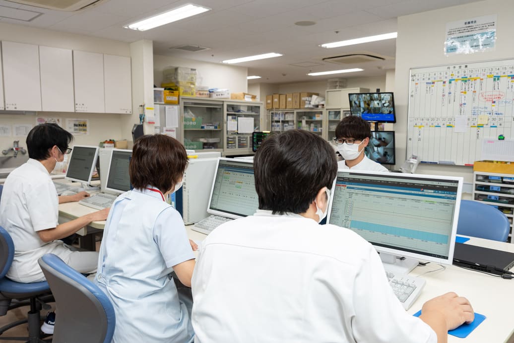 スタッフの様子