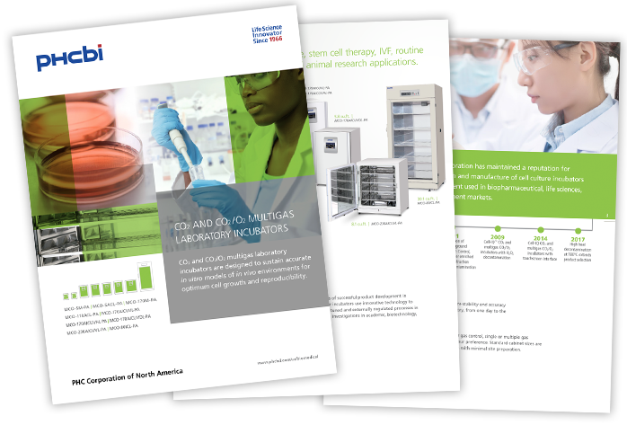 CO2 O2 Laboratory Incubator Brochure