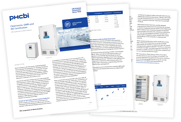 GMPs and ISO Certifications for Cleanrooms