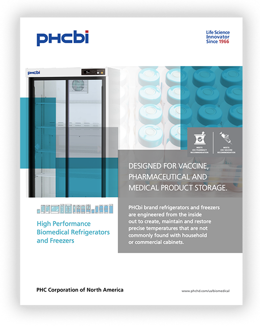 High Performance Biomedical Refrigerators and Freezers