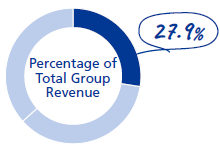 Percentage of Total Company Revenue 27.9%